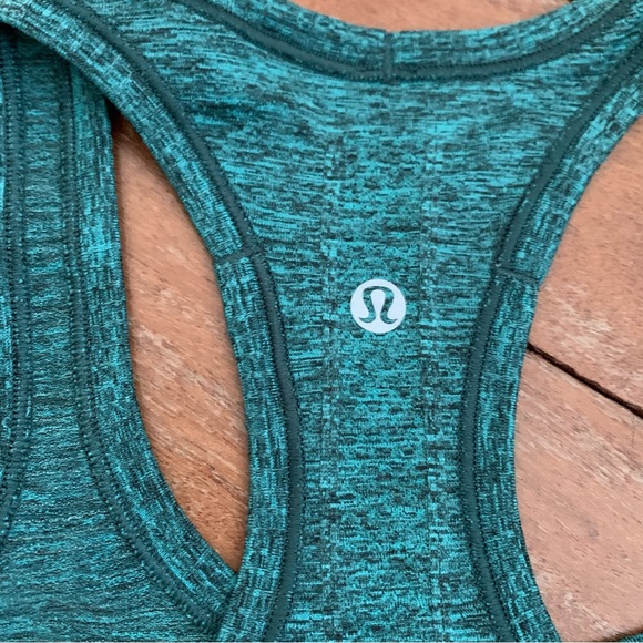 Lululemon Swiftly Tech Racerback Viridian Green/Blk - Picture 4 of 8